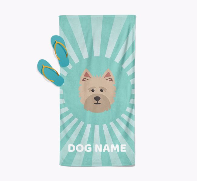 'Rays' - Personalized {breedFullName} Towel